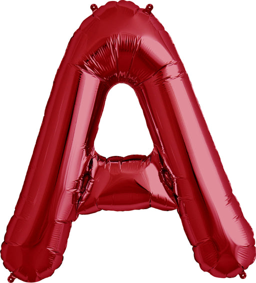Giant 34" Mylar Red Foil Letter Balloons **HELIUM/AIR ARE NOT INCLUDED**