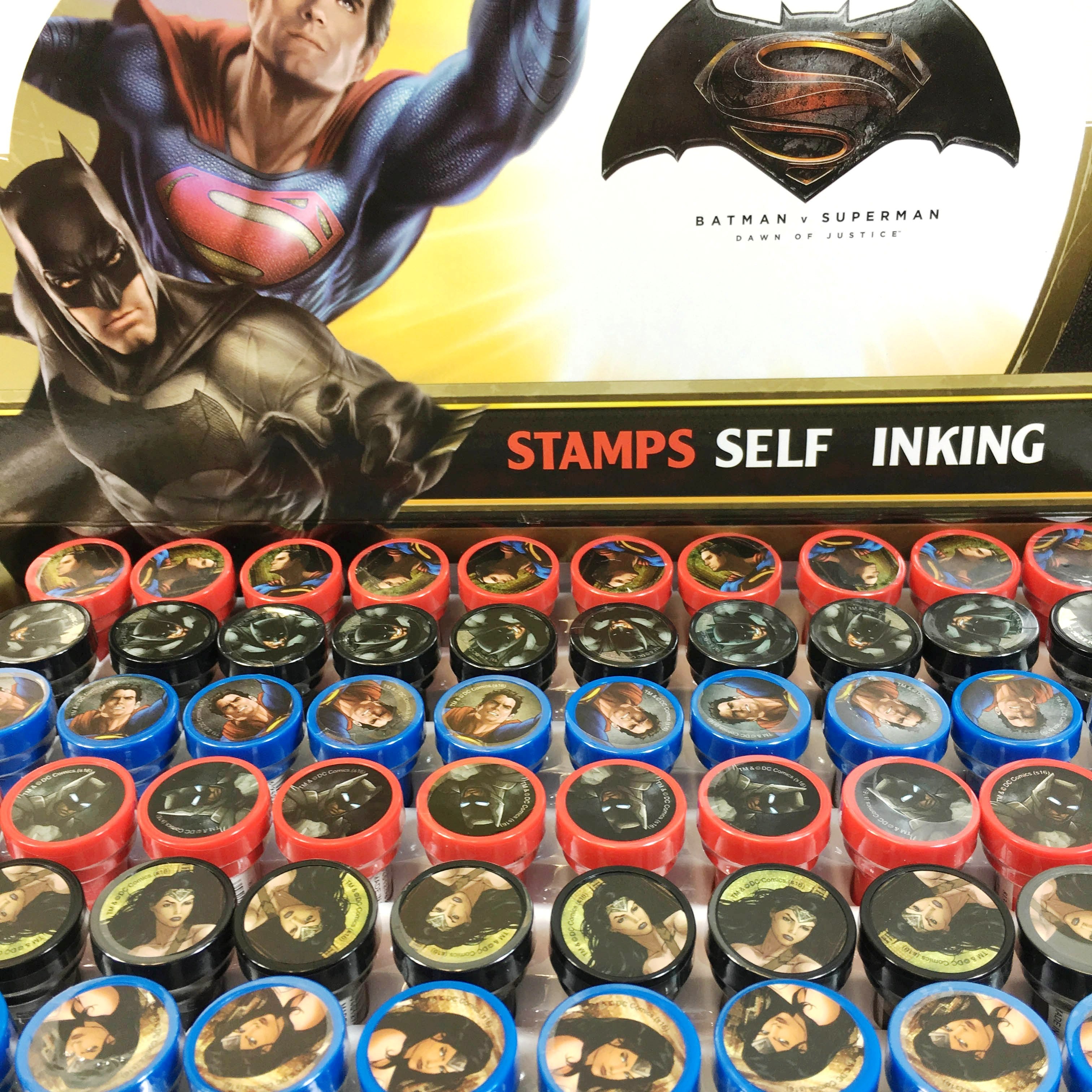 Batman v Superman Stampers Party Favors