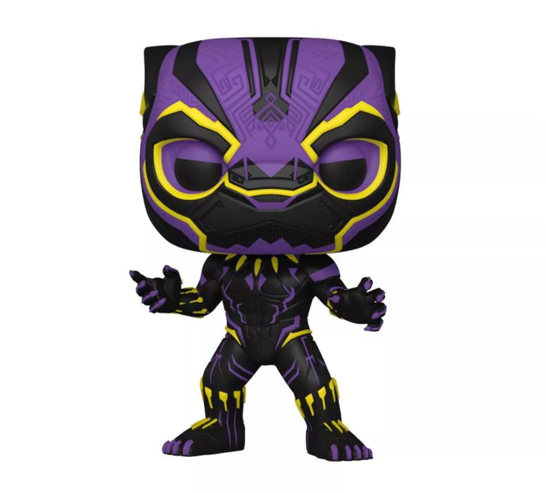 Authentic WAKANDA FOREVER (Black Light) Funko Pop & T-shirt BLACK PANTHER Target Exclusive with (SPECIAL EDITION) Sticker! Size MEDIUM