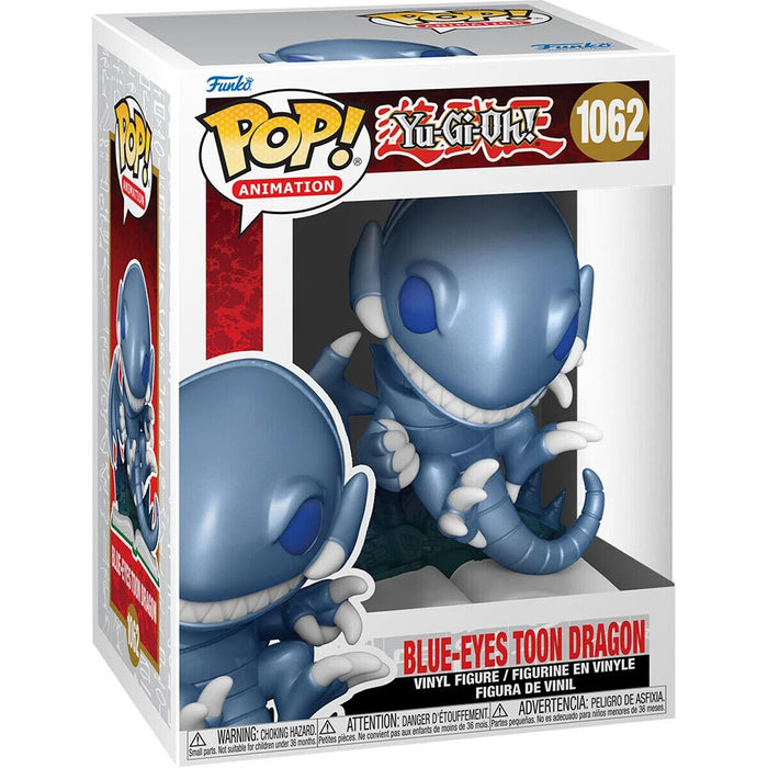 Funko POP! Animation: Yu-Gi-Oh - Blue Eyes Toon Dragon Vinyl Figure #1062