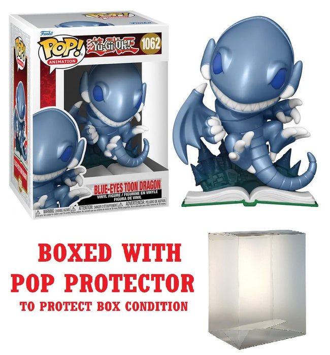 Funko POP! Animation: Yu-Gi-Oh - Blue Eyes Toon Dragon Vinyl Figure #1062