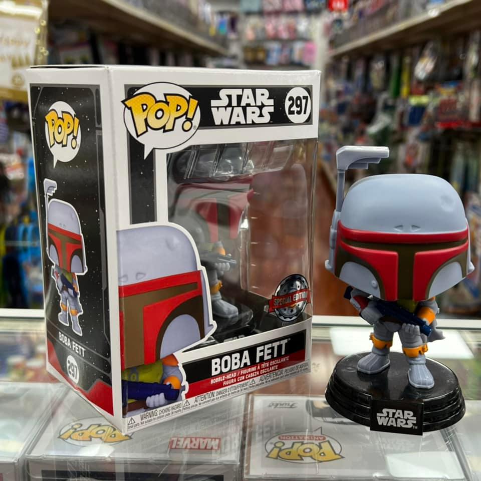 Funko Pop Star Wars - Boba Fett Vintage Exclusive SPECIAL EDITION STICKER!