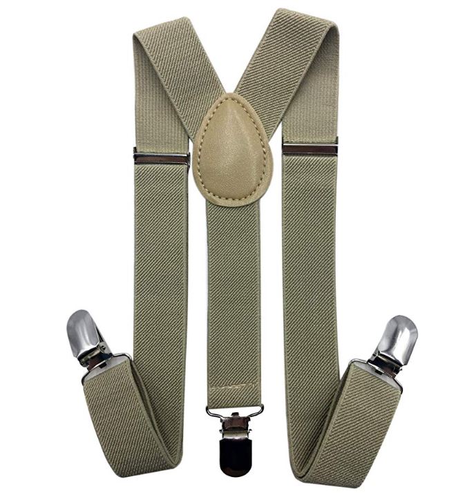 Kids Suspenders - Beige Toddler Suspender