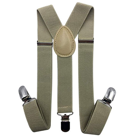 Kids Suspenders - Beige Toddler Suspender