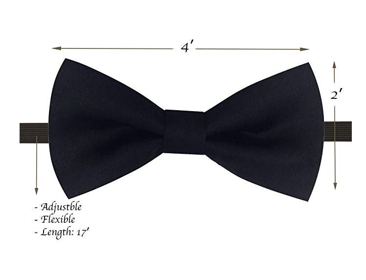 Kids Bow Ties - Toddler Black Bow Tie
