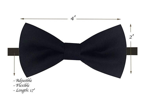 Kids Bow Ties - Toddler Black Bow Tie
