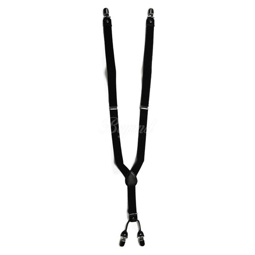 Black Suspender 4-clips