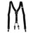 Black Suspender 4-clips