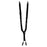 Black Suspender 4-clips