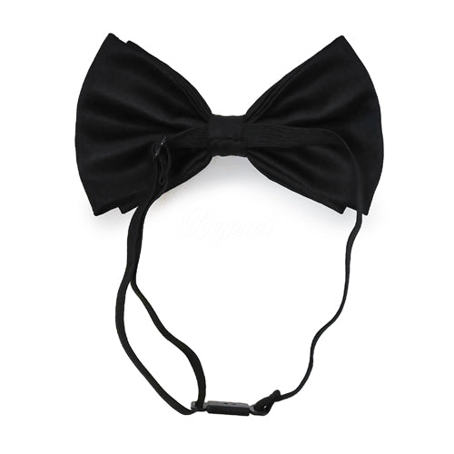 Black Matching Set Suspender and Bow Tie