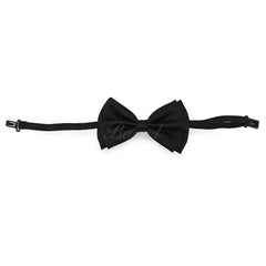 Black Matching Set Suspender and Bow Tie
