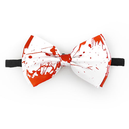 Halloween Novelty Bloody Bow Tie And Suspender Matching Set Tuxedo