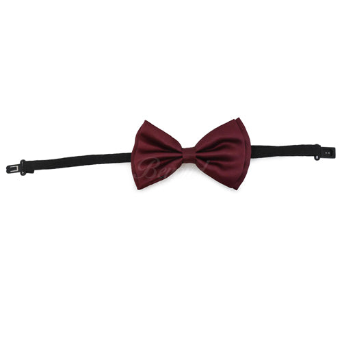 Burgundy Matching Set Suspender and Bow Tie