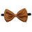 Brown Matching Set Suspender and Bow Tie