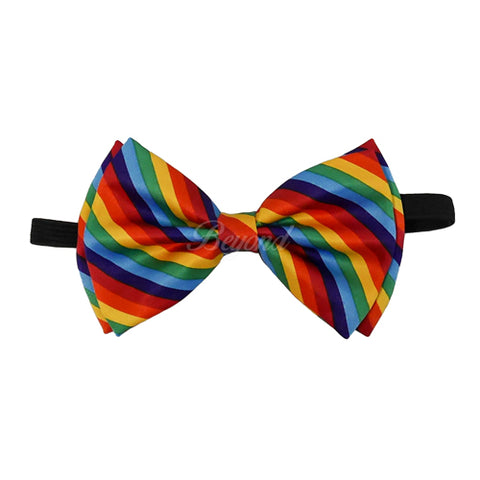 Rainbow Bow Tie