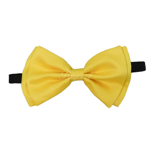 Yellow Matching Set Suspender and Bow Tie