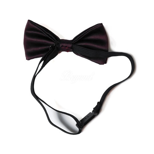 Kids Toddler Burgundy Matching Set Suspender and Bow Tie
