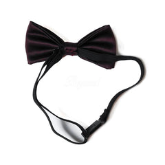 Kids Toddler Burgundy Matching Set Suspender and Bow Tie
