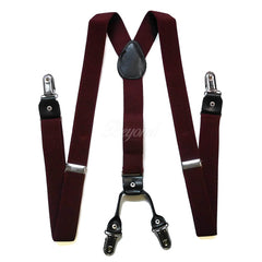 Burgundy Suspender