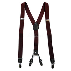Burgundy Suspender