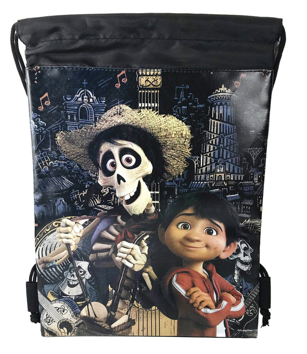 Disney Coco Miguel Drawstring Backpack Gym Tote Bags