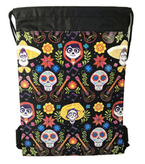 Disney Coco Miguel Drawstring Backpack Gym Tote Bags