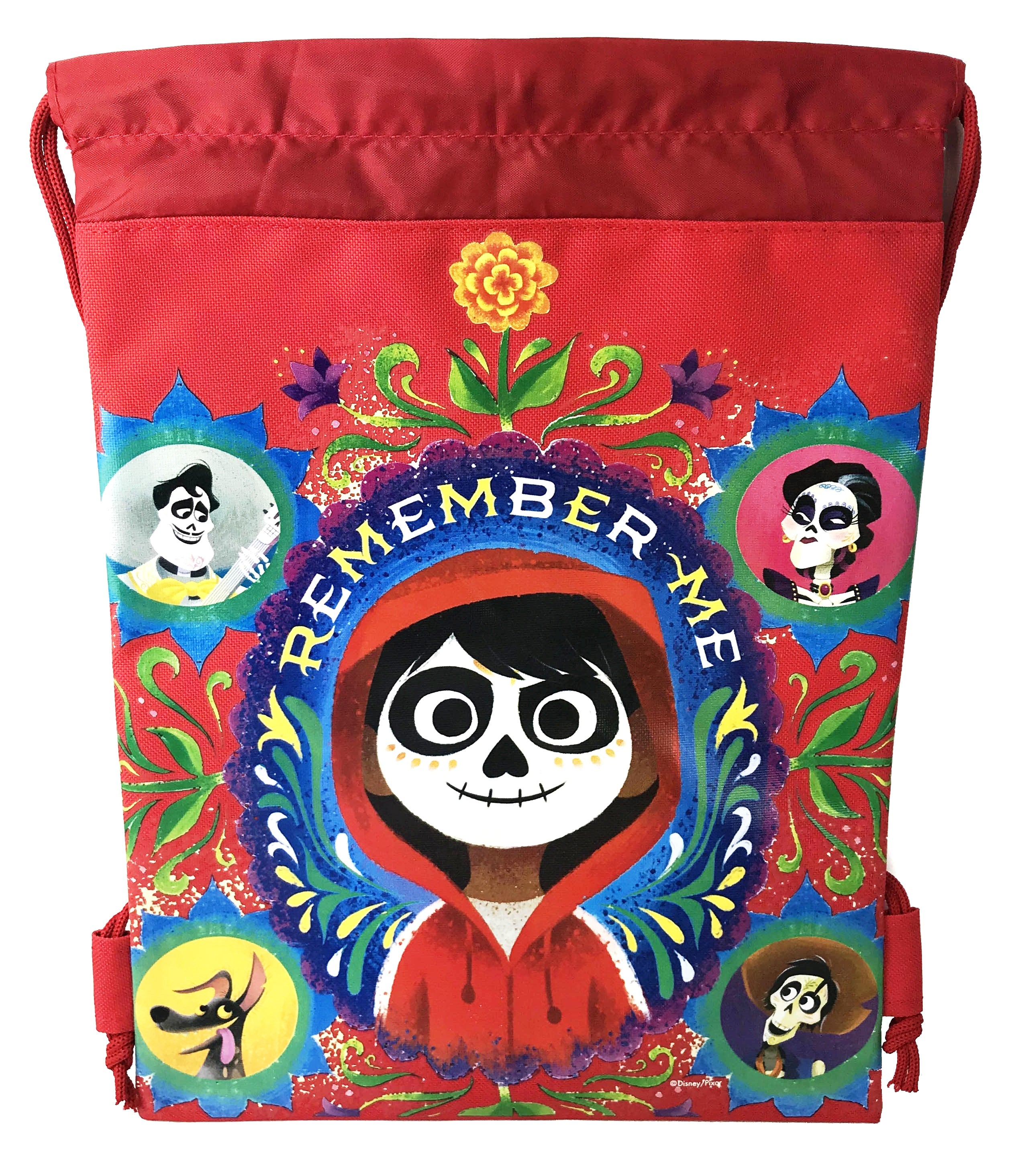 Disney Coco Miguel Drawstring Backpack Gym Tote Bags