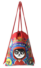 Disney Coco Miguel Drawstring Backpack Gym Tote Bags