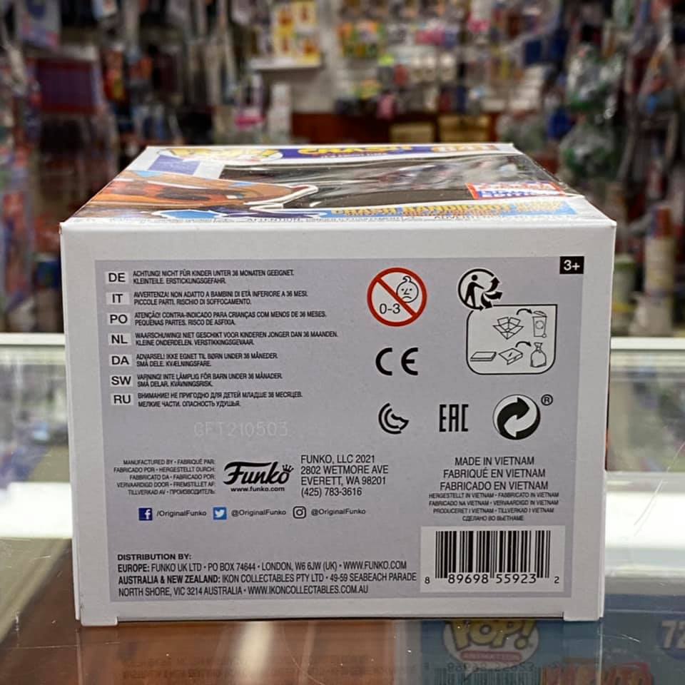 Funko Pop! Games Crash Bandicoot in mask armor Vinyl Figure - 2021 Summer Convention Shared Exclusive