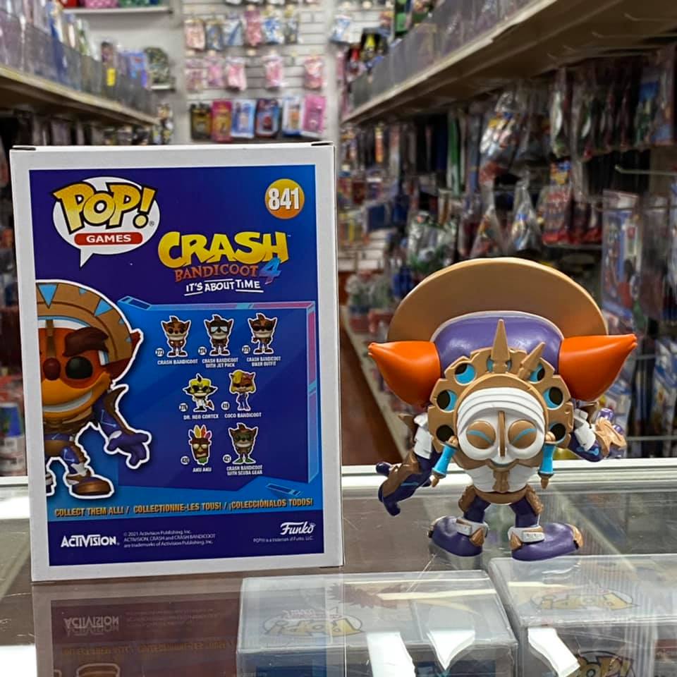 Funko Pop! Games Crash Bandicoot in mask armor Vinyl Figure - 2021 Summer Convention Shared Exclusive