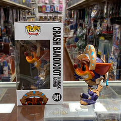 Funko Pop! Games Crash Bandicoot in mask armor Vinyl Figure - 2021 Summer Convention Shared Exclusive