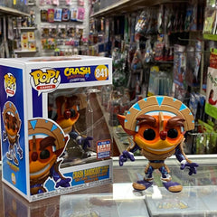 Funko Pop! Games Crash Bandicoot in mask armor Vinyl Figure - 2021 Summer Convention Shared Exclusive