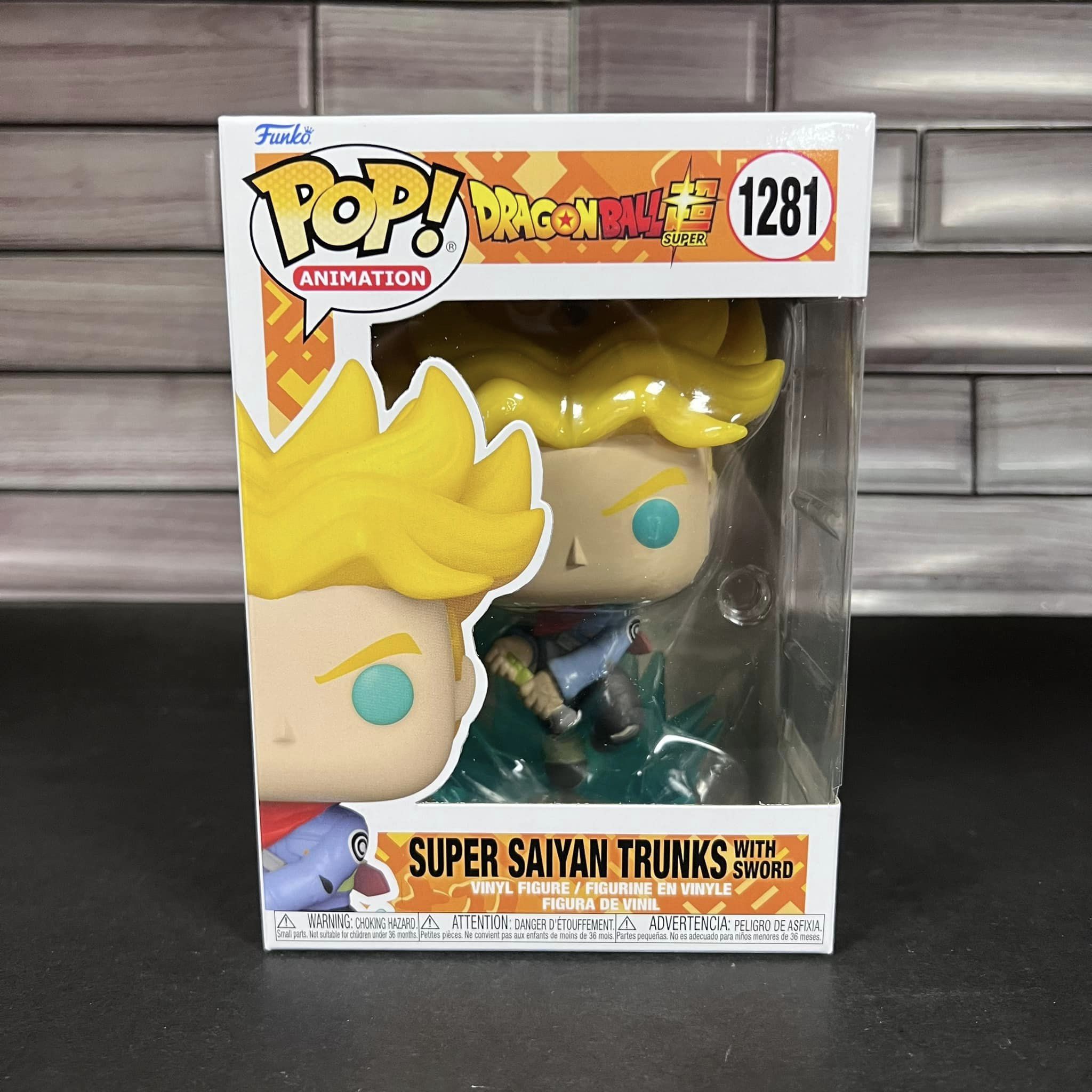 Funko Pop! Animation: Dragon ball Super - SUPER SAIYAN TRUNKS WITH SWORD #1281 Vinyl Figure