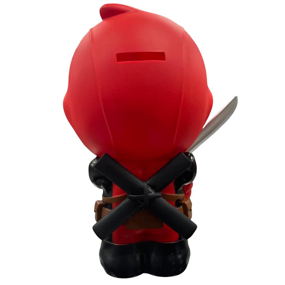 MONOGRAM MARVEL DEADPOOL Cute 9" Coin/Bust Bank Christmas Birthday Gift