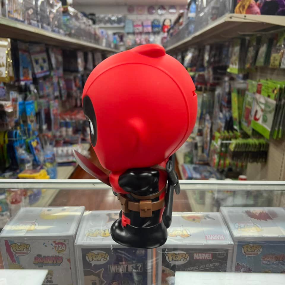 MONOGRAM MARVEL DEADPOOL Cute 9" Coin/Bust Bank Christmas Birthday Gift