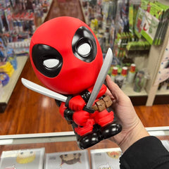 MONOGRAM MARVEL DEADPOOL Cute 9" Coin/Bust Bank Christmas Birthday Gift