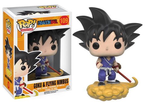Funko Pop! Animation: Dragonball Z - Goku & Flying Nimbus  #109 Vinyl Figure