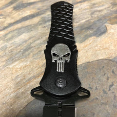 Dark Side Blades Black Punisher Fantasy Tactical Folding Rescue Pocket Knife