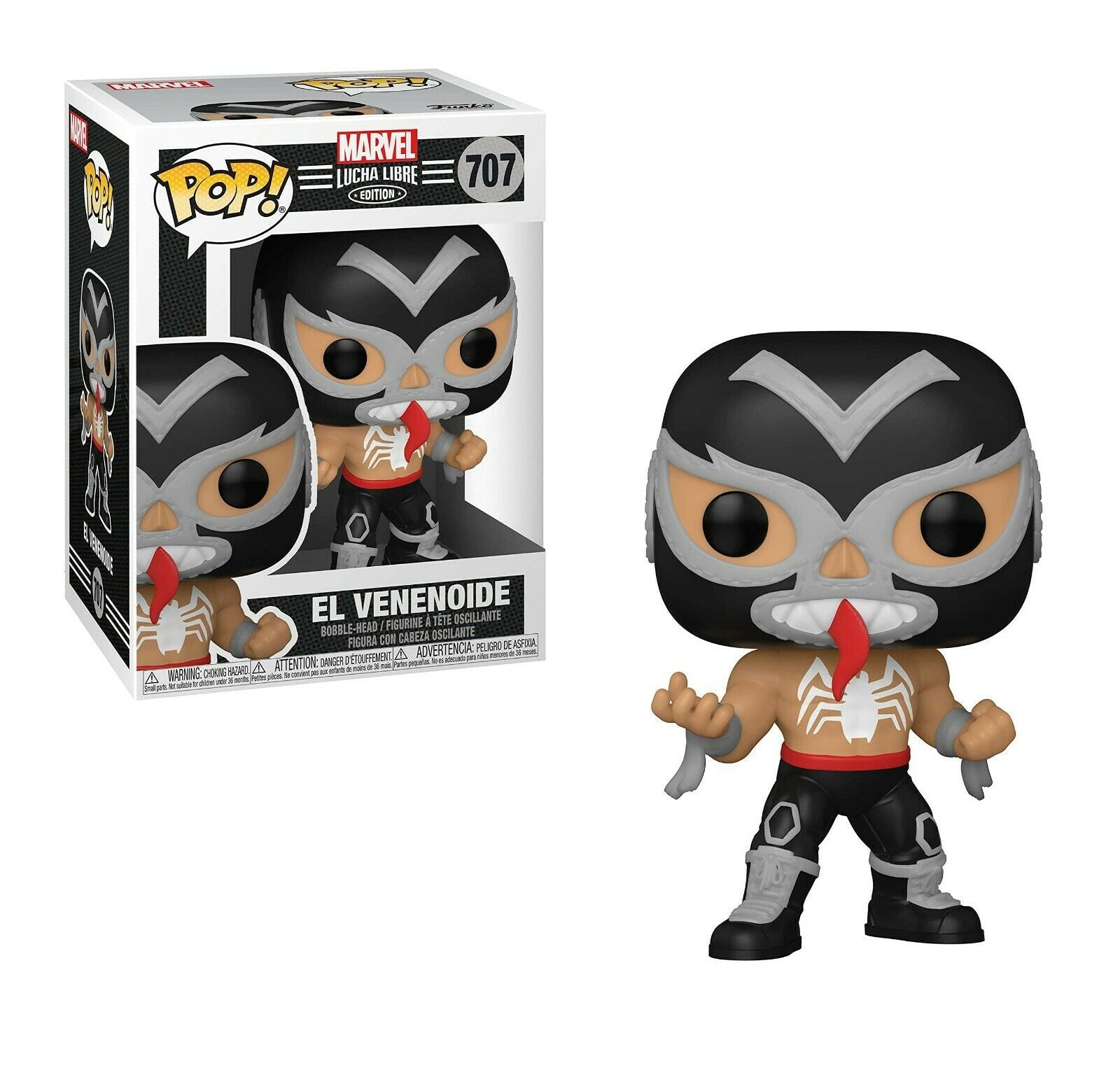 Funko Pop! Marvel Wolverine Lucha Libre Edition - EL VENENOIDE Vinyl Figure #707