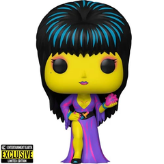 Funko Pop! HORROR ICON HALLOWEEN Elvira Black Light Pop! Vinyl Figure - Entertainment Earth Exclusive