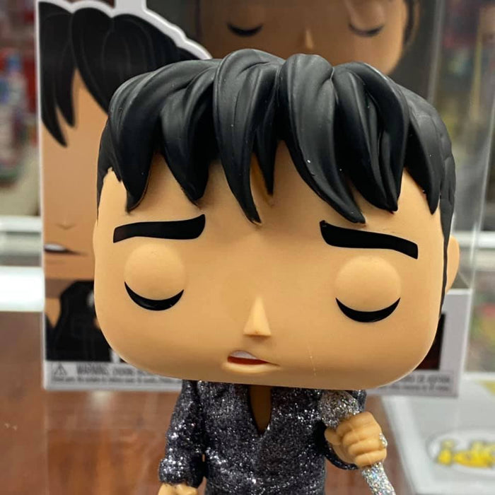 Funko Pop! Rocks Elvis Presley 1968 Comeback Special Diamond Glitter Vinyl Figure #188