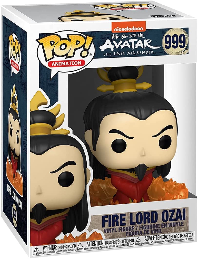 FUNKO POP Animation: AVATAR The Last Airbender : FIRE LORD OZAI #999 Vinyl Figure