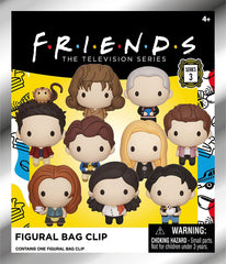 Warner Bros: Friends 3-D Foam Figural Bag Clip Blind Bag Series 3