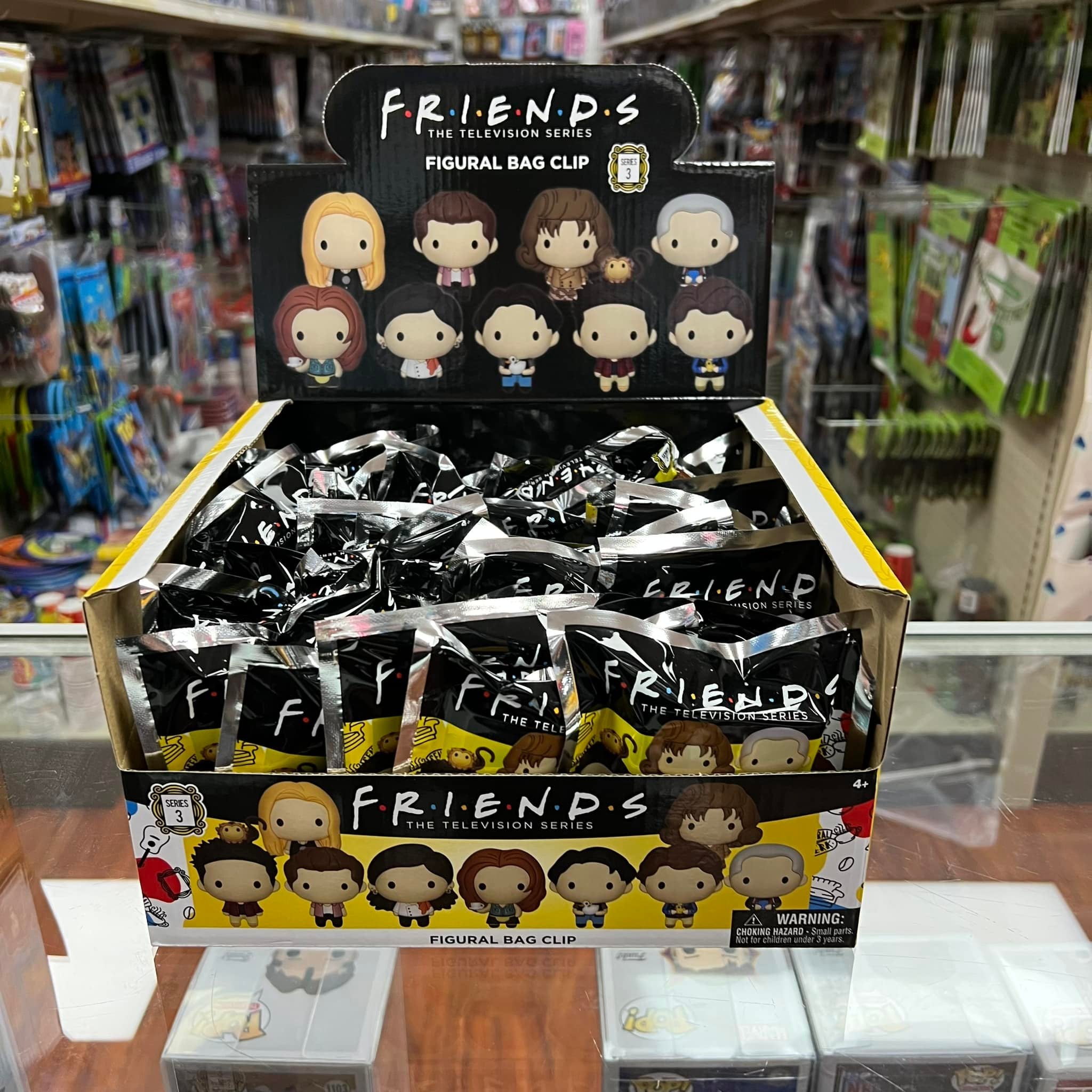 Warner Bros: Friends 3-D Foam Figural Bag Clip Blind Bag Series 3