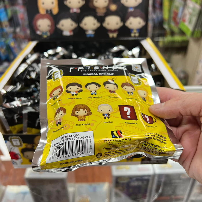 Warner Bros: Friends 3-D Foam Figural Bag Clip Blind Bag Series 3