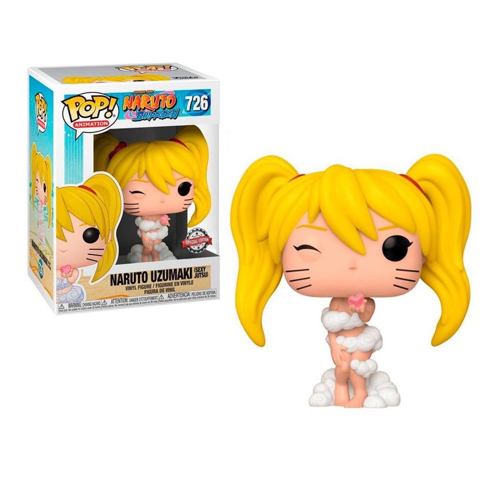 FUNKO POP! NARUTO SHIPPUDEN - NARUTO UZUMAKI (SEXY JUTSU) VINYL FIGURE #726 SPECIAL EDITION EXCLUSIVE