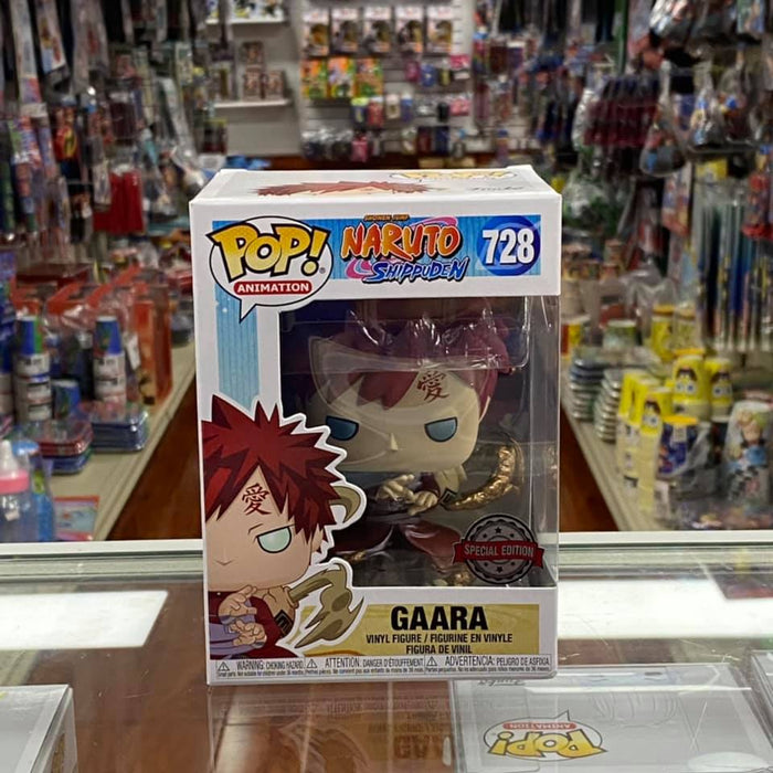 Naruto Shippuden: Metallic GAARA Special Edition Funko Pop w/ Protective  case
