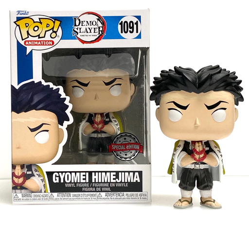 Funko Pop! DEMON SLAYER GYOMEI HIMEJIMA Vinyl Figure - Exclusive 1:6 CHANCE CHASE (SPECIAL EDTION STICKER!)