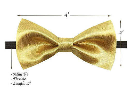 Kids Bow Ties - Toddler Gold Champagne Bow Tie