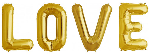 Giant 34" Mylar Gold Foil Letter Balloons **HELIUM/AIR ARE NOT INCLUDED**